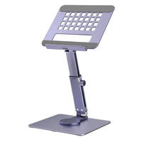 Aluminum Tablet Stand 360°Rotating Folding Adjustable Desk Holder Mount Riser for iPad Pro Air 4 Mini 12.9 4-14 Inch Xiaomi Tab Quick Pick Grocers