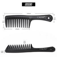 CALIYI Large Wide Tooth Comb Shower Smooth Hair comb for wet curly hair Durable Hair Brush Styling Tools Quick Pick Grocers