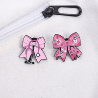 Pink Bowknot Medical Tools Stethoscope Enamel Pins Surgical Gloves Capsule Band Aid Brooches Clothes Lapel Badges Jewelry Gift Quick Pick Grocers