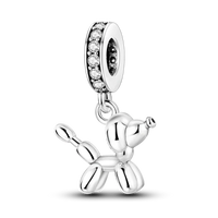 2025 Hot Sale Charms Bead 925 Sterling Silver Pink Butterfly Luminous Firefly Dangle Fit Bangle Bracelet Necklace DIY Jewelry Econic Blanks