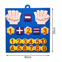 Toddler Montessori Toys Felt Finger Numbers Math Toy Children Counting Early Education Learning Game For Kids Intelligence Quick Pick Grocers