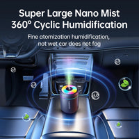 180ML Mini Air Humidifier USB Electric Aroma Diffuser Essential Oil Purifier Aromatherapy Mist Maker Lights For Car Home Bedroom Econic Blanks