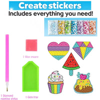 Big Gem Diamond Painting Kit - DIY Mosaic Art & Sticker Craft for Kids Econic Blanks