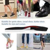 6Pcs Orthopedic Insoles for Feet Arch Support Plantar Fasciitis Orthopedic Insole Silicone Shock Absorbing Soft Running Cushion Econic Blanks