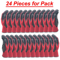 24Pieces/12Pairs Professional Working Protective Gloves For Men Construction Women Garden Nylon Running Glove Obtained CE EN388. Econic Blanks