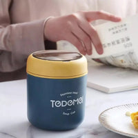 510ml Stainless Steel Lunch Box with Spoon Thermal Food Container Vaccum Cup Insulate Bento Box Thermos Soup Cup For Kids School Quick Pick Grocers