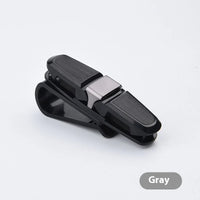 80-degree Rotating Multi-functional Car Eyeglass Storage Clip Bidirectional Automobile Eyeglass Clip Holder for Easy Access