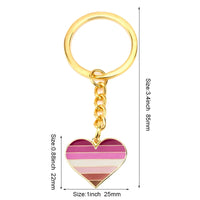 Progress Transgender Rainbow Pansexual pride Genderqueer pride Asexual Metal Key Ring Key Chain For Women Jewelry Quick Pick Grocers