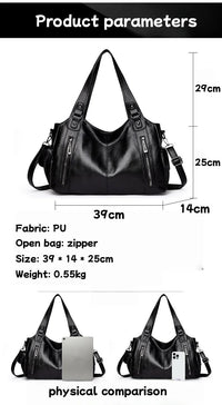 Pu shoulder bag fashionable temperament zipper opening design daily commuter handbag Quick Pick Grocers