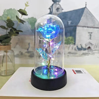 Rose Light Beautiful Realistic Looking Night Light Rose Eternal Flower Party Supplies LED Simulation Rose Flower Valentine's Day Econic Blanks