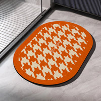 Diatomaceous Earth Bath Mat Bathroom Rug Absorbent Non-slip Floor Foot Mats Quick Dry Shower Carpet Toilet Pad Doormat Washable Quick Pick Grocers