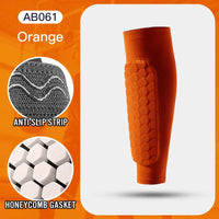 1Pcs Football Shin Guard Socks Sleeves with Foam,Calf Compression Sleeve Honeycomb Pads,Sports Legging & Soccer Equipment Quick Pick Grocers