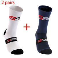 2pairs 2023 New Cycling Socks Bike Nurse Compression Road Bike Running Mtb Knee-high White Sports Funny Brand Black Quick Pick Grocers