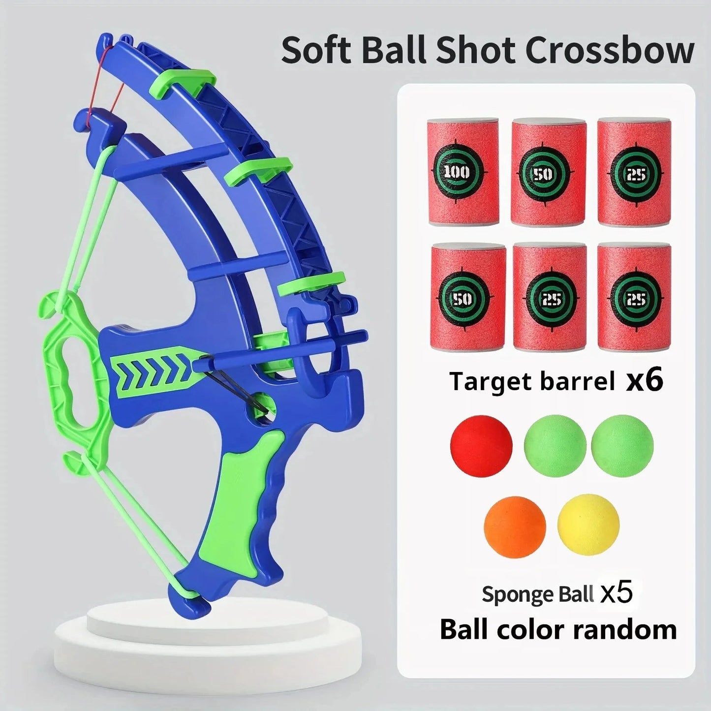 Soft Bullet Target Practice Toy for Children, Educational Shooting Practice Toys with Soft Bullets Econic Blanks