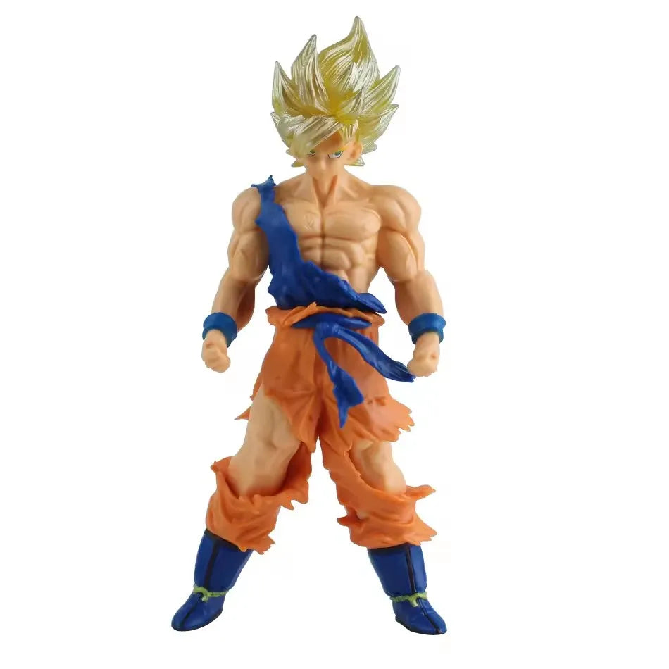 Anime 17-18CM Dragon Ball Z Super Saiyan Son Goku Broly Vegeta Anime Action Figure Model Gifts Collectible Figurines for Kids Quick Pick Grocers