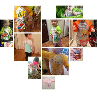 Waterproof EVA Full Sleeve Baby Bibs Children Apron Long Sleeve Feeding Smock Kids Eating Breastplate Infant Scarf Clothing Quick Pick Grocers