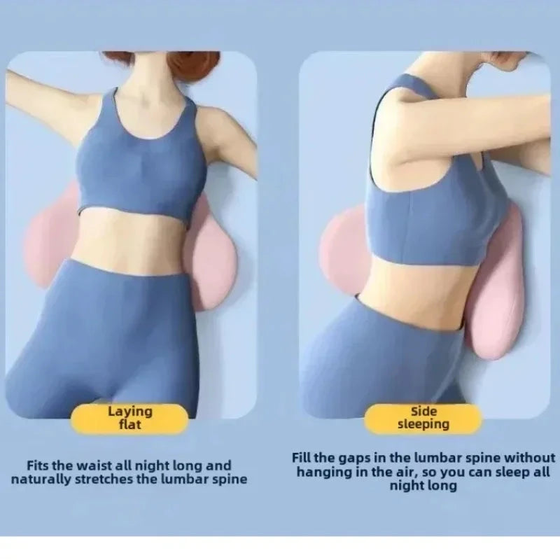 Special Lumbar Support Cushion Sleep Lumbar Pillow Ergonomic Soft Comfortable Memory Cotton Bed Lumbar Protrusion Back Support Econic Blanks
