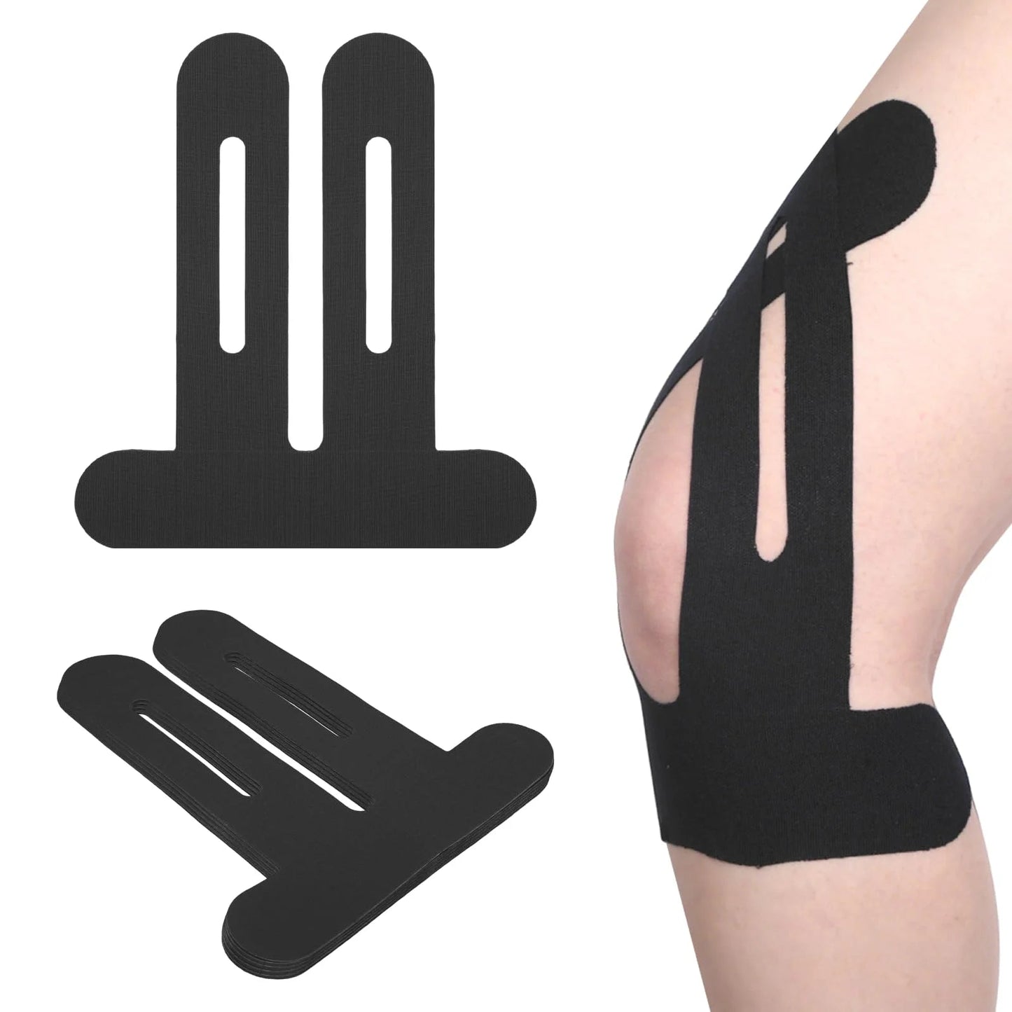 10PCS Kinesiology Tape for Knees,Waterproof & Elastic,Breathable Knee Tape,Athletic Tape Provide Support & Stability for Running Quick Pick Grocers