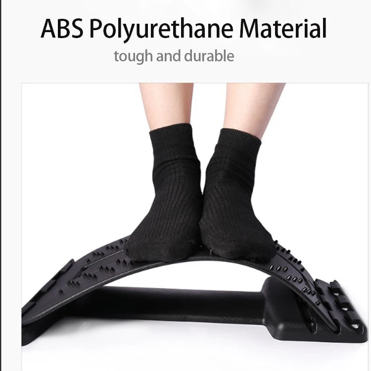 Back Stretcher for Back Pain Relief, Multi-Level Back Cracker Board, Lower and Upper Back Support for Herniated Disc Econic Blanks