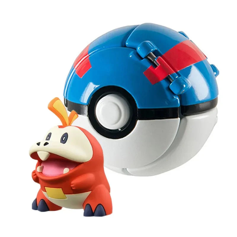 Pokemon Elf Ball Pokeball Anime Figure Cartoons Pikachu Charizard Piplup Kyogre Pocket Monster Pet Anime Action Model Toy Gifts Quick Pick Grocers