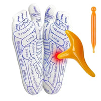 Physiotherapy Foot Care Massage Relieve Tired Feet Sock Acupressure Foot Massager Reflexology Socks Foot Acupoint Massage Tool Quick Pick Grocers