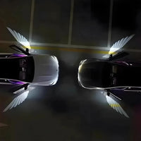 2PCS Car Angel Wings Welcome Light – LED Door Projector Lamp for Universal Car Models Econic Blanks