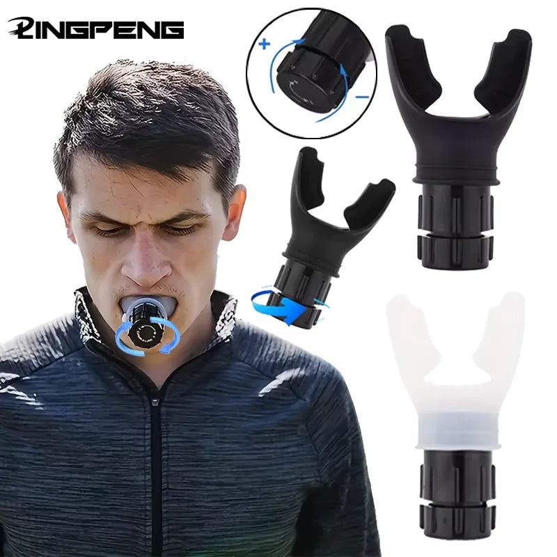 Portable Lung Capacity Abdominal Breathing Trainer With Adjustable Resistance Lmprove Your Lung Capacity And Sleep Quality Quick Pick Grocers