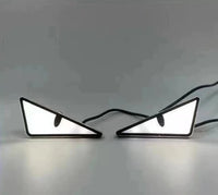 2PCS LED Devil’s Eye Lights – Universal Car & Motorcycle Headlight/License Plate Decorative Light Econic Blanks