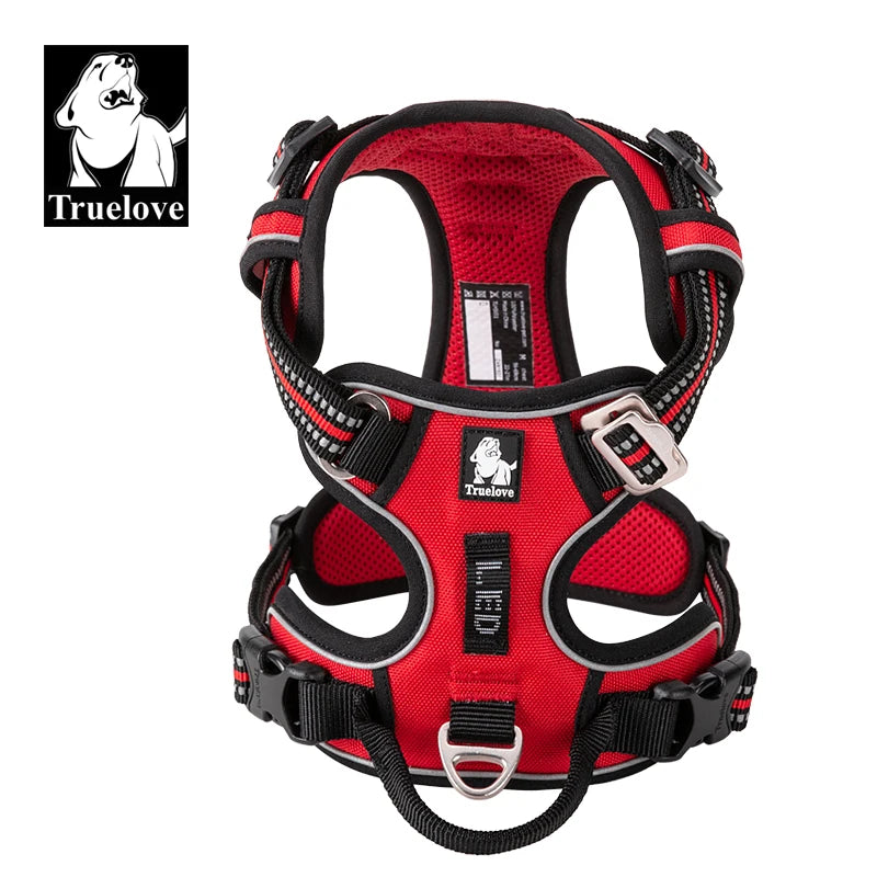 Truelove Pet harness Fashionable Nylon Durable Dog Harness Reflective Breathable Padded Training Vest Luxury Pet Accessories Quick Pick Grocers
