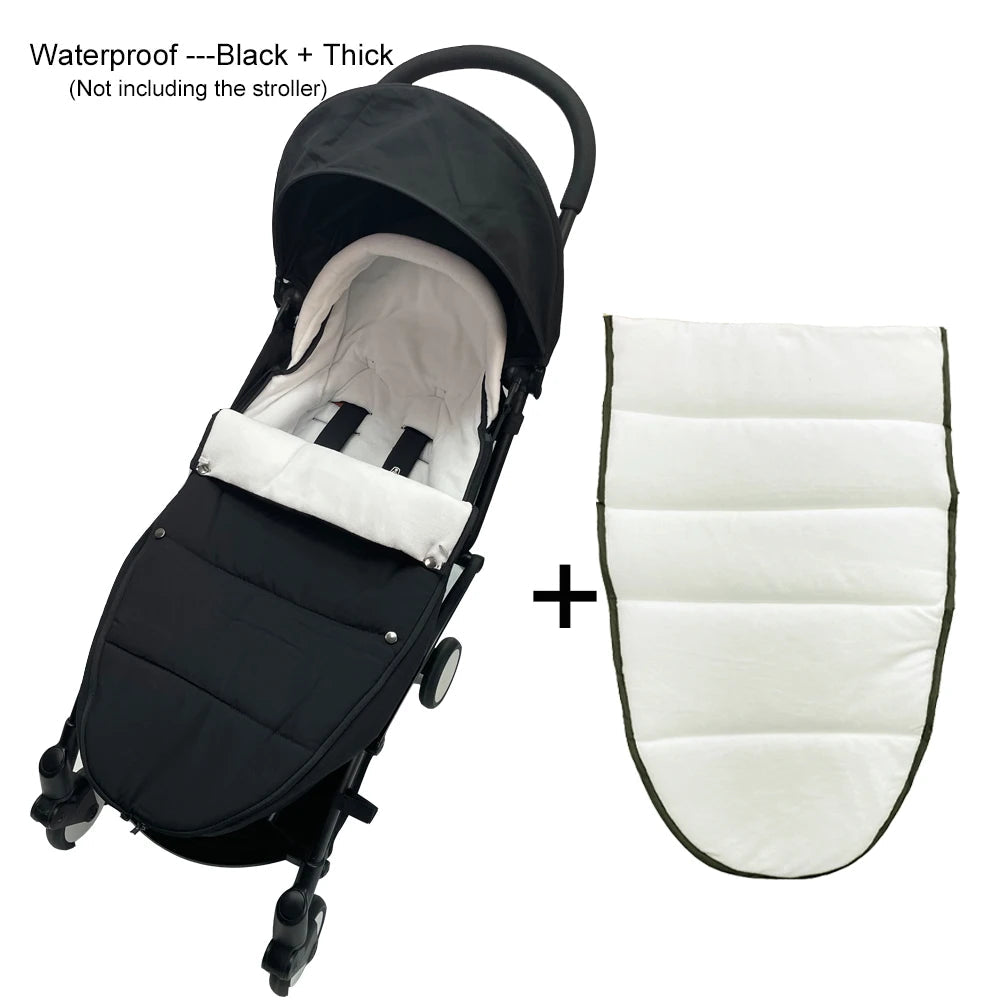 Universaln Stroller Footmuff Compatible with all YOYO Strollers and Bugaboo strollers - Windproof, Waterproof & Thermal Warm Purest Peak