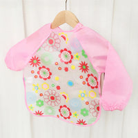Waterproof EVA Full Sleeve Baby Bibs Children Apron Long Sleeve Feeding Smock Kids Eating Breastplate Infant Scarf Clothing Quick Pick Grocers