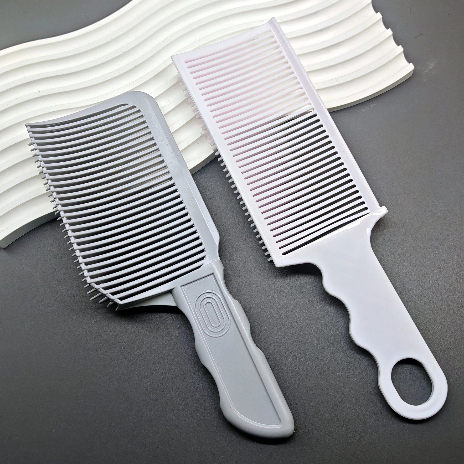 1/3Pcs Barber Hair Comb Kit Flat Top Hair Cutting Fading Stying Men Fade Brush Adjustable Headband Salon Hair Tool Accessories Quick Pick Grocers