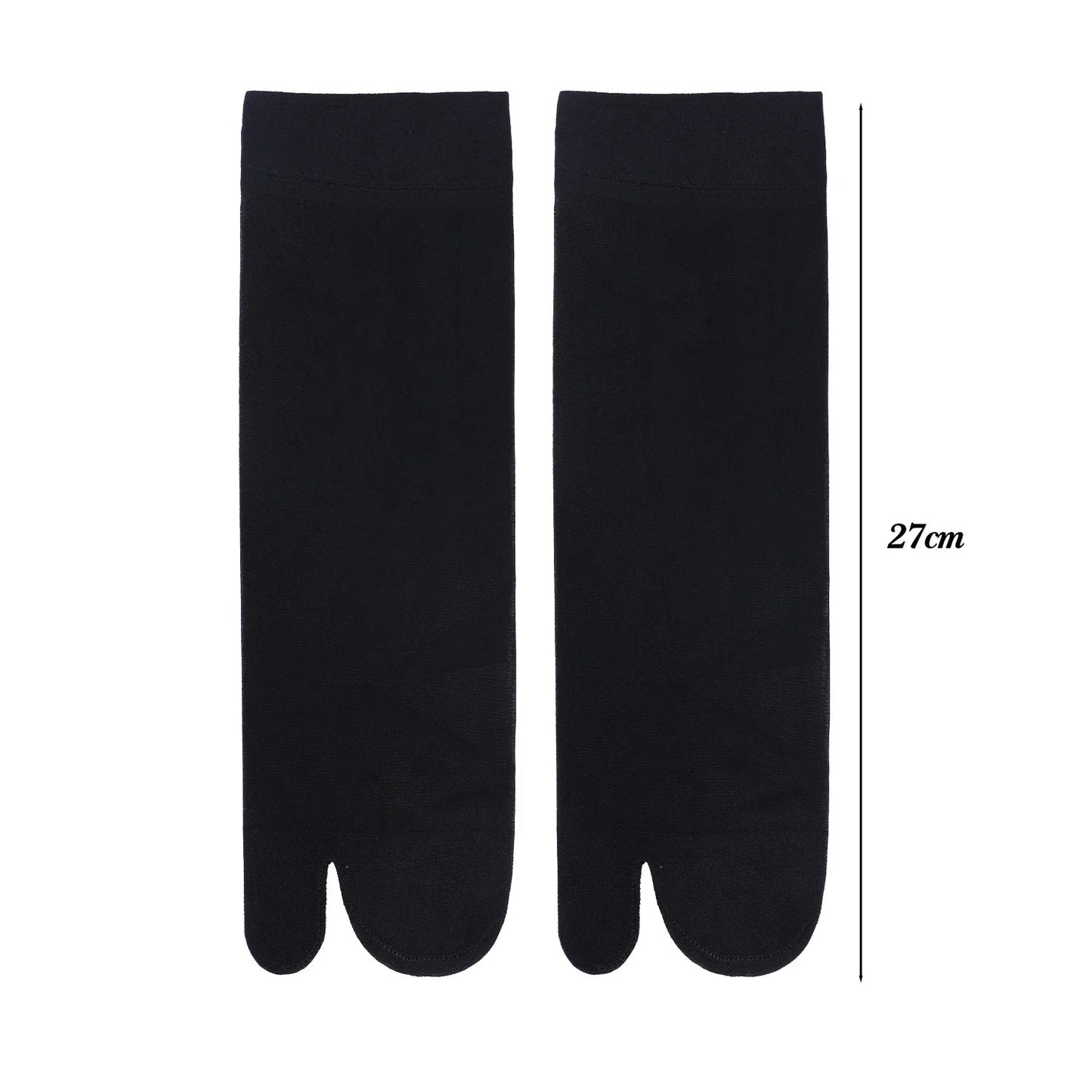 Two Toed Crystal Silk Socks Clear White Black Breathable Cool Stockings Unisex Japanese Men Women Summer Ultra-Thin Tabi Socks Quick Pick Grocers