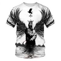 New T-Shirt Harajuku Men T-Shirt Fashion 2pac Graphic T Shirts Hip Hop Men's T-Shirts Summer Tops T-Shirts Man Designer Clothes Quick Pick Grocers