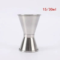 Double Side Measuring Cup Cocktail Drink Wine Shaker Stainless Mojito Bar Accessories kitchen gadget Bar Tools  cocktail shaker Quick Pick Grocers