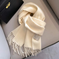 Winter Narrow Scarf 28 Color 100% Wool Scarf Hot Selling Solid Color Scarf Men's and Women's Universal Warm and Cold proof Scarf Quick Pick Grocers