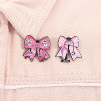 Pink Bowknot Medical Tools Stethoscope Enamel Pins Surgical Gloves Capsule Band Aid Brooches Clothes Lapel Badges Jewelry Gift Quick Pick Grocers