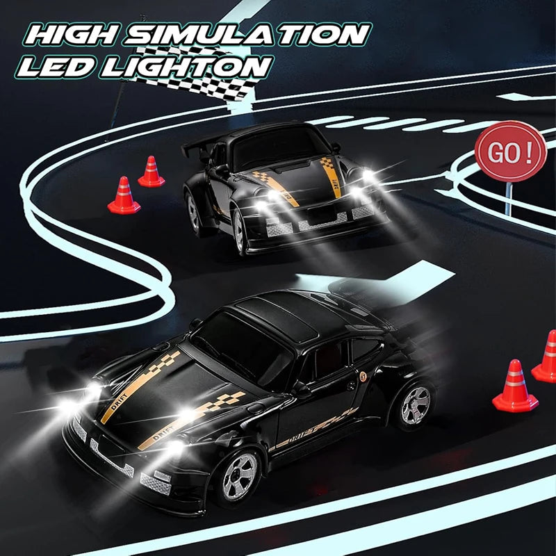 1/64 2.4G High speed Drift Rc Car 4WD Remote Control Car Four Wheel Drive Radio Controlled Mini RTR Racing Model Boy Toy Gift Econic Blanks
