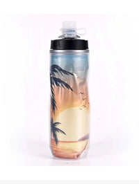 610ML Cycling Keep Cold Water Bottle MTB Road bike Portable Cup Lightweight Outdoor Cycling Water bottle Bike Accessory Econic Blanks