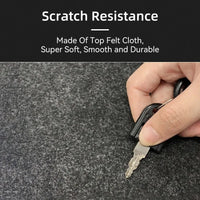 Gaming Accessories Wool Felt Mouse Pad Large Size Writing Mat Keyboard Mice Mat Non-slip Home Office Computer Desk Protector Econic Blanks