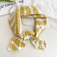 55cm Laies Headband Cotton Linen Square Scarf Women Korean College Girls Fashion Spring Autumn New Style Elegant Neck Scarves Quick Pick Grocers
