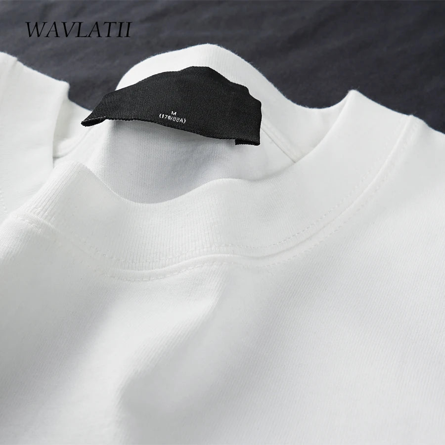 WAVLATII Oversized Summer T shirts for Women Men Brown Casual Female Korean Streetwear Tees Unisex Basic Solid Young Cool Tops Quick Pick Grocers