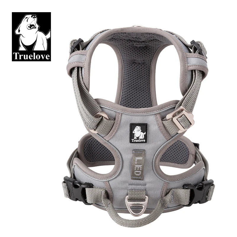 Truelove Pet harness Fashionable Nylon Durable Dog Harness Reflective Breathable Padded Training Vest Luxury Pet Accessories Quick Pick Grocers