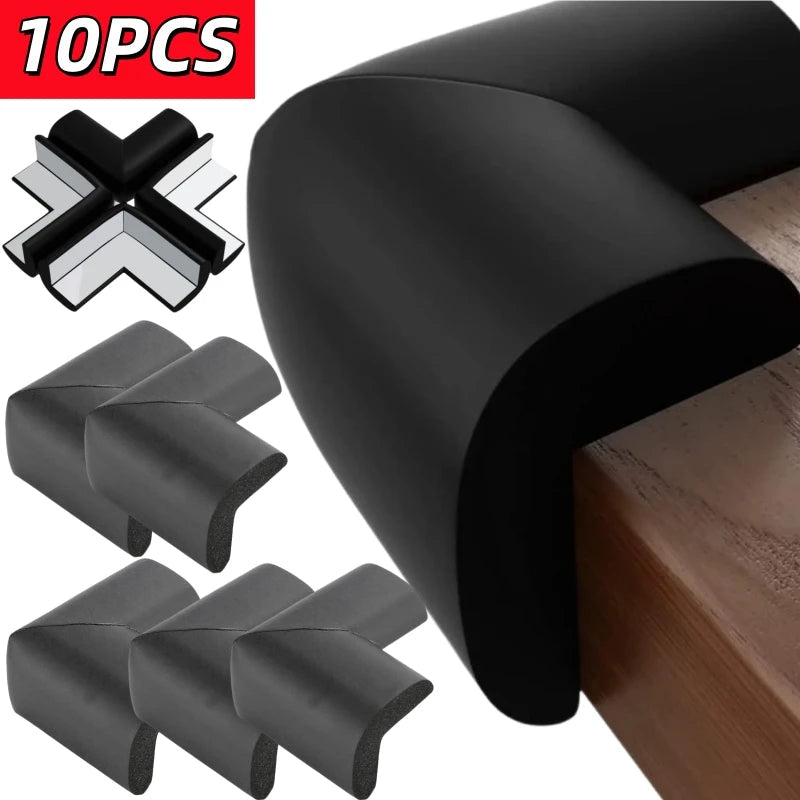 10Pcs/Lot Baby Safety Corner Protector Soft NBR Foam Baby Proofing Edge and Corner Guards Child Safety Corner Bumpers with Tapes Quick Pick Grocers