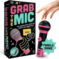 Lucky Egg Official Grab The Mic Family Karaoke Board Game 2-10 Players Game For Hilarious Game Nights Birthday Party Kids Gift Econic Blanks