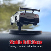 Drift Car Dashboard Toy Model – Swing Turning Sports Car Ornament, Fun Dashboard Decoration for Men & Car Interior Accessories Econic Blanks