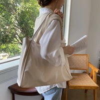 Portable Texture Tote Bag for Women, Shoulder Underarm Bag, Commuting Bag, Large Capacity, Niche Design, Autumn Winter Handbags Quick Pick Grocers