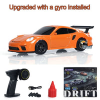 New RC Drift Car Upgraded Gyro 1/43 Racing RTR 4WD Four-wheel Drive High Speed Radio Control Model 2.4g Drift Race Car Mini Gift Econic Blanks
