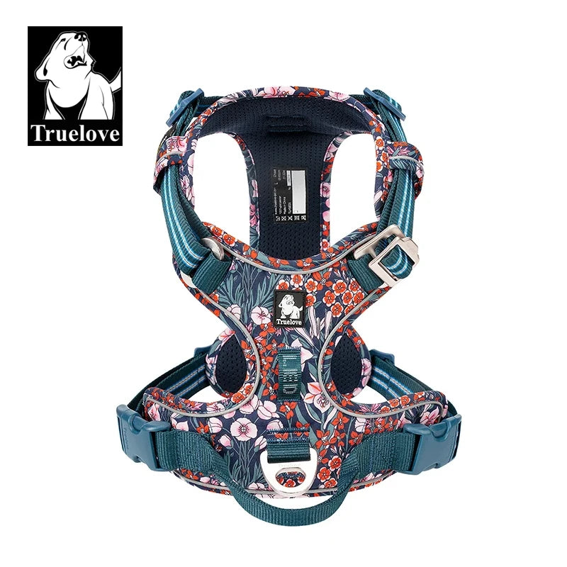 Truelove Pet harness Fashionable Nylon Durable Dog Harness Reflective Breathable Padded Training Vest Luxury Pet Accessories Quick Pick Grocers