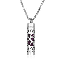 Long Strip Stainless Steel Aromatherapy Necklace Perfume Diffuser Essential Oil Diffuser Pendant Necklace Jewelry Accessories Econic Blanks